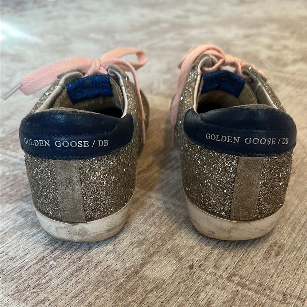 Golden Goose Glitter Sneakers (Size 39) Pink and silver - Picture 3 of 3